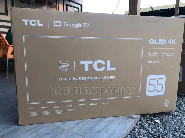 TCL 55” Qled Uhd Smart Tv Crystal Clear Picture Quality · Photo 1