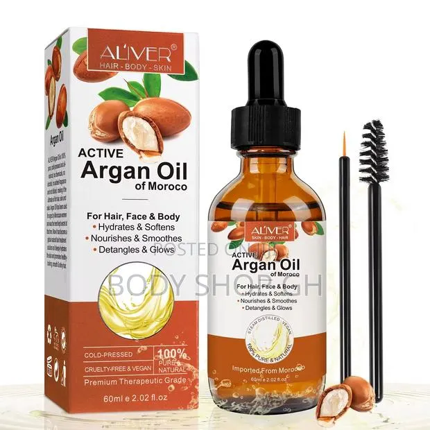 100% Organic Cold-Pressed Moroccan Argan Oil for Skin Hair · Photo 1