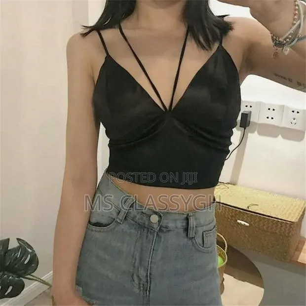 Crop Top Casual Strap Vests Wrap Chest Underwear Padded Bra · Photo 1