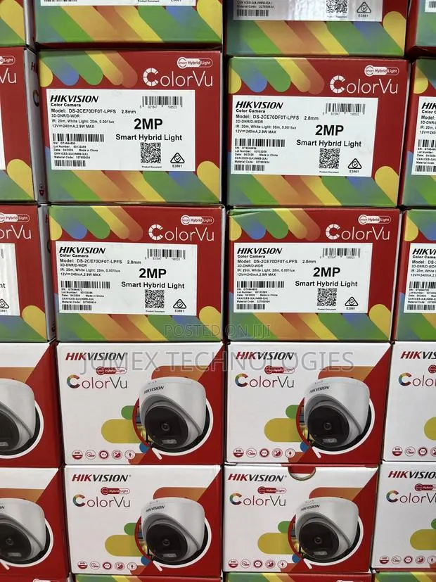 Hikvision Colorvu 2mp With Audio Ds-2ce70df0t-LPFS 2mp Dome Analog · Photo 1
