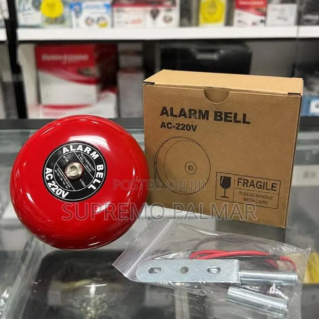 6 Inch Electric Fire Alarm Bell 220V AC – Industrial Fire Safety Alarm · Photo 1