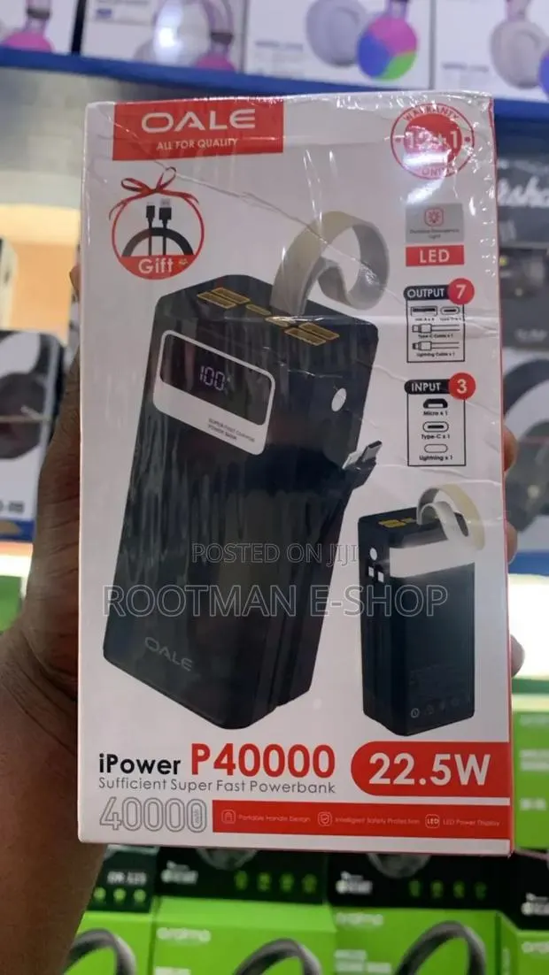 22.5 Supper Fast Charge Powerbank (40,000mah) · Photo 1