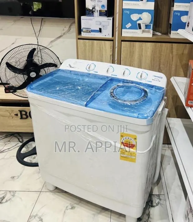 Super Unique Nasco 15kg Twin Tub Washing Machine(Spin Dry) White · Photo 1