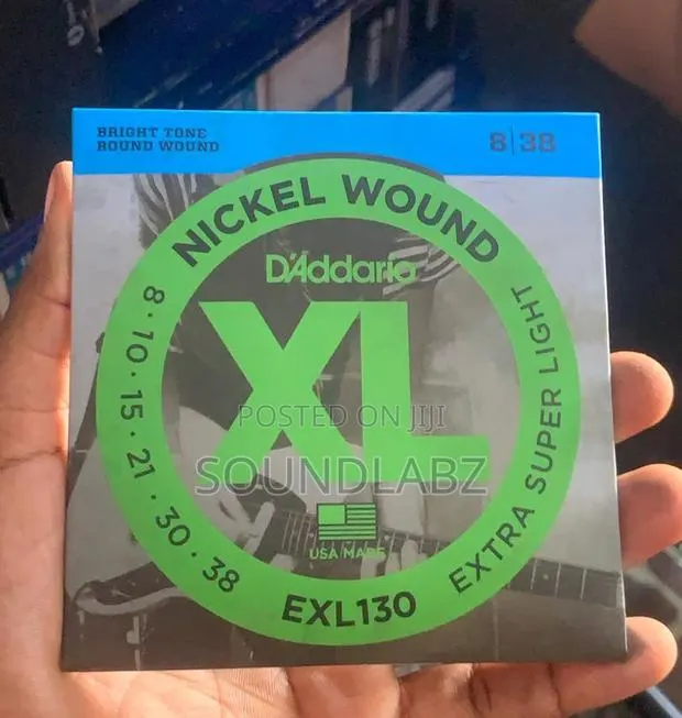 d'Addario EXL130 Nickel Extra Light Electric Guitar Strings · Photo 1