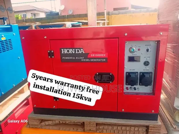 Tycoon Royal Panel Honda 15kva 16500watts Diesel 15kva · Photo 1