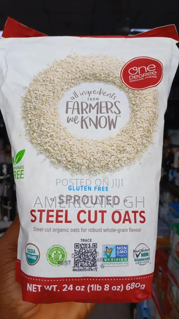Organic Sprouted Steel Cut Oat, 680g · Photo 1