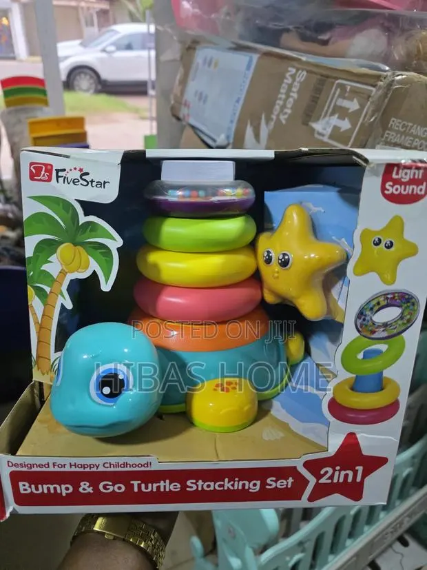 2in1 Bump Go Crawling Stackable Turtle Light Sound 6-12months · Photo 1