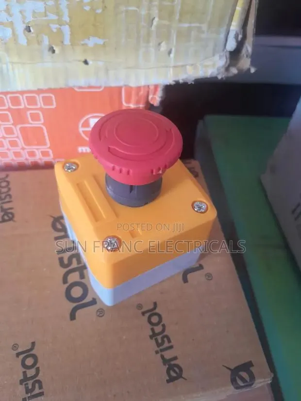 40mm Muchroom Emergency Stop Push Button With Enclosure · Photo 1