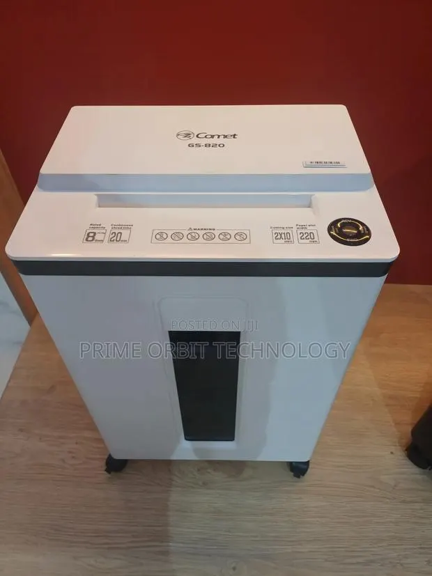 Comet GS-820 Paper Shredder · Photo 1
