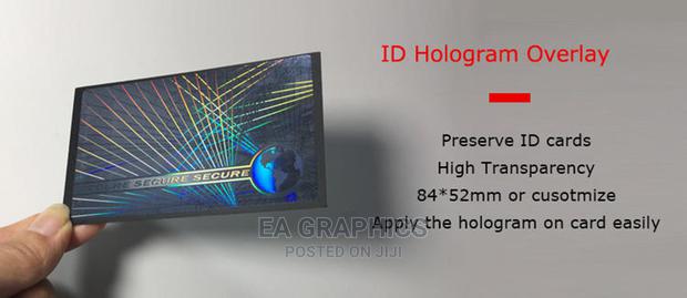 ID Card Transparent Hologram Overlay Stickers · Photo 2