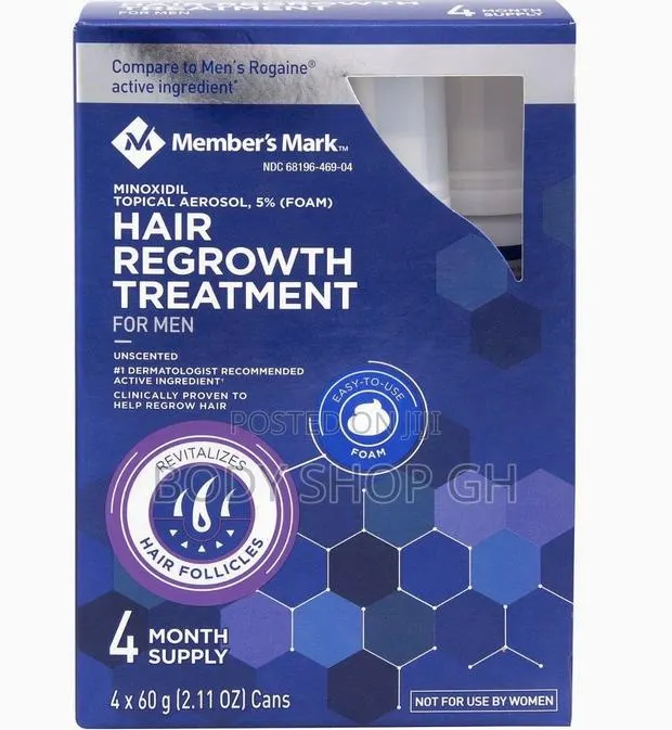 Member’S Mark Minoxidil Foam for Hair, Hairline, Beard - Kirkland · Photo 1