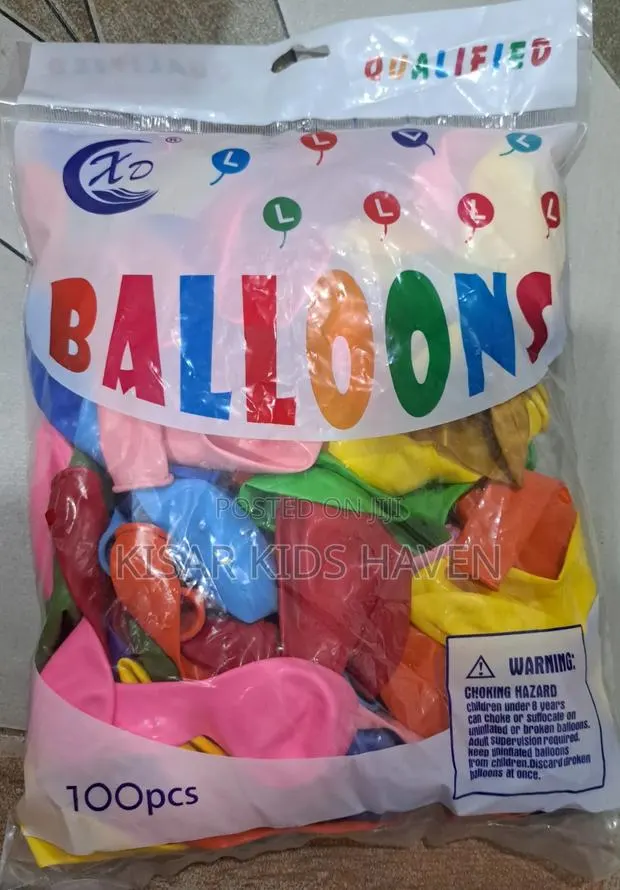Mixed Colours Balloons 100pcs · Photo 1