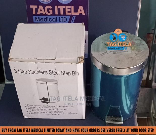 Pedal Dustbin (3ltrs Stainless Steel) · Photo 2