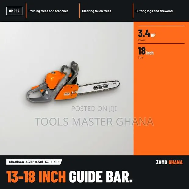 Chainsaw 3.4Hp 0.50L 13-18Inch - OM952 · Photo 1