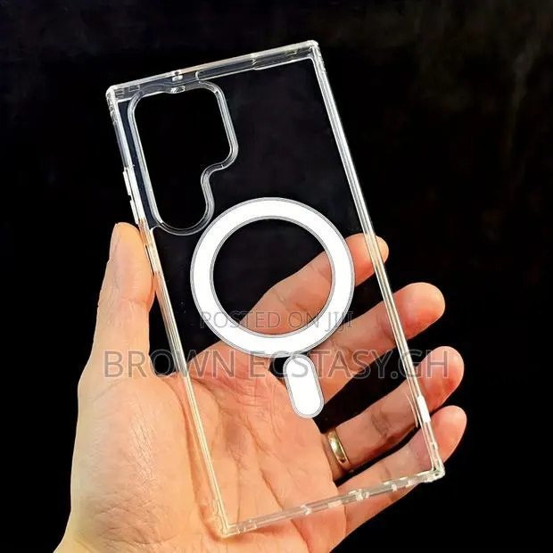 Galaxy S22/S23/S24/S25/S26 Ultra Full Clear Magsafe Case · Photo 1
