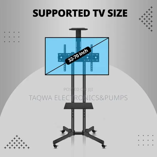 Firm, Easy Mobile Tv Stand 32 to 70 · Photo 1
