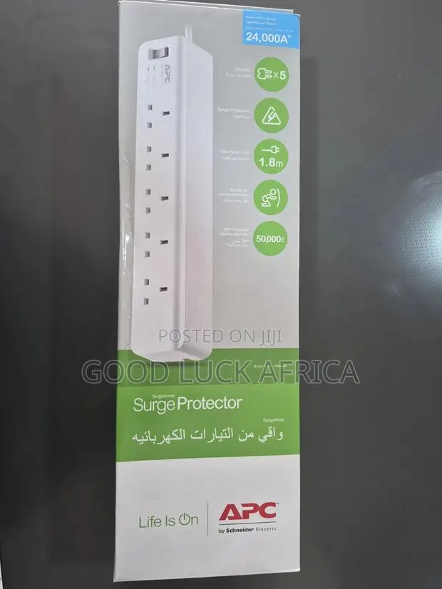 APC SurgeArrest Surge Protector 5 Outlets Extension Board PM5/UK · Photo 1