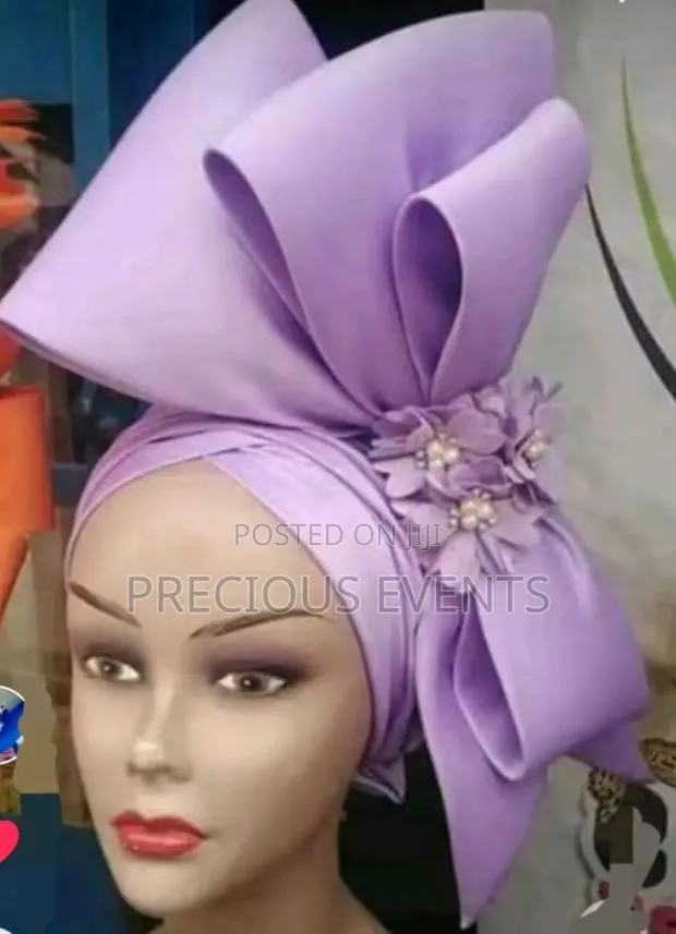 Lilac, ,Green, and Black Turbans. · Photo 1