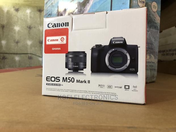Newly Arrived Canon EOS M50 Mark II Mirrorless Camera (Black · Photo 1