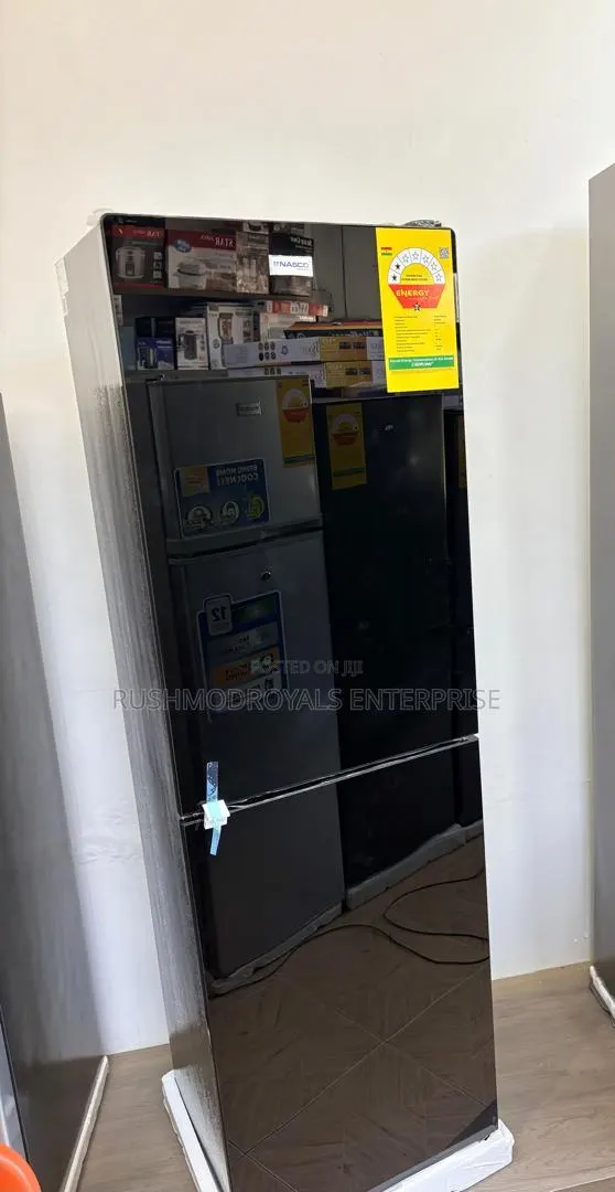 Sleek Nasco 196ltrs Bottom Freezer Mirror Fridge · Photo 1