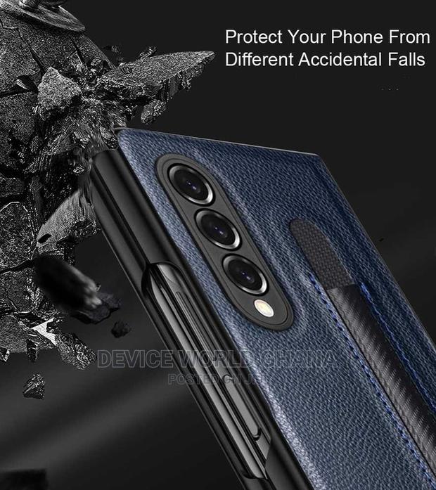 Saffiano Leather Protective Case Available 4 Samsung Zfold 3 · Photo 4