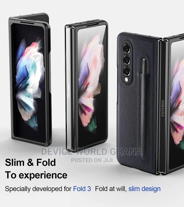 Saffiano Leather Protective Case Available 4 Samsung Zfold 3 · Photo 3