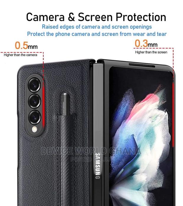 Saffiano Leather Protective Case Available 4 Samsung Zfold 3 · Photo 6