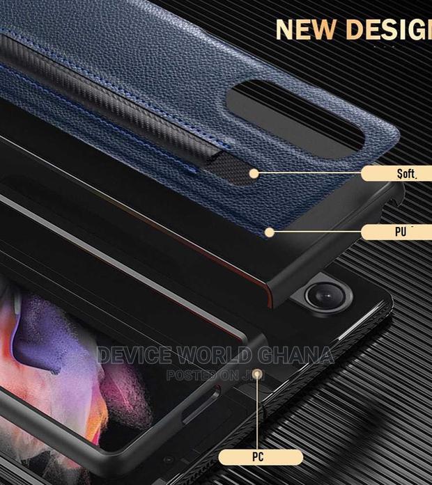 Saffiano Leather Protective Case Available 4 Samsung Zfold 3 · Photo 5