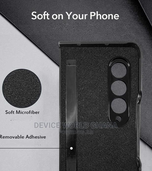 Saffiano Leather Protective Case Available 4 Samsung Zfold 3 · Photo 2
