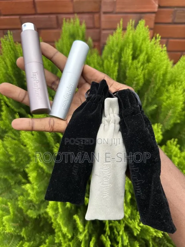 Travel Perfume Atomizer – Refillable Spray Bottle + FREE Pouch · Photo 1