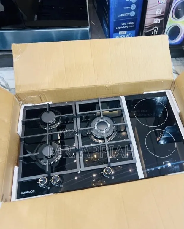 Shop Sleek Kenwood 90cm Tempered Glass Hob(Black) · Photo 1