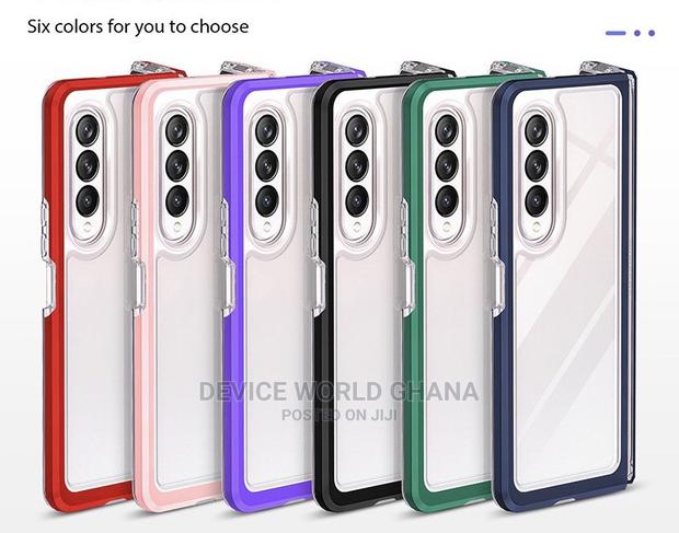 Blueo Trans. Hybrid Shockproof Case 4 Samsung Fold 3 Zflip3 · Photo 1