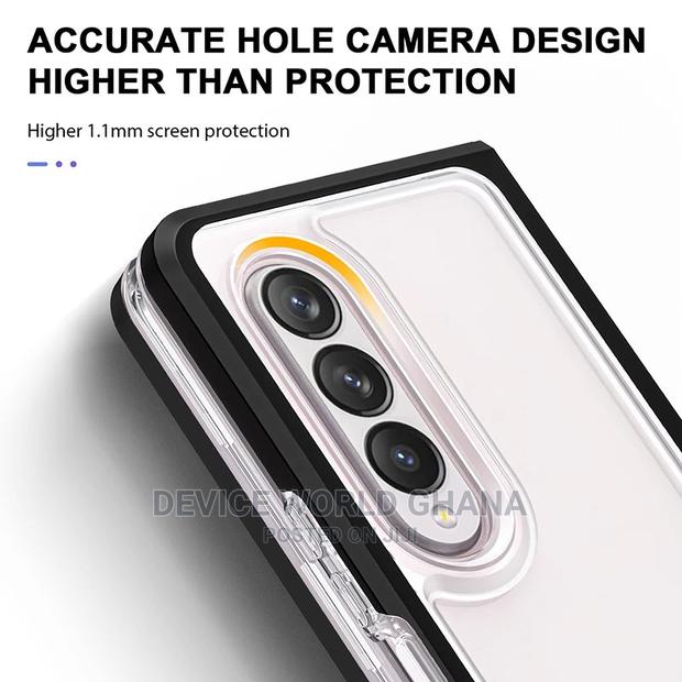 Blueo Trans. Hybrid Shockproof Case 4 Samsung Fold 3 Zflip3 · Photo 8