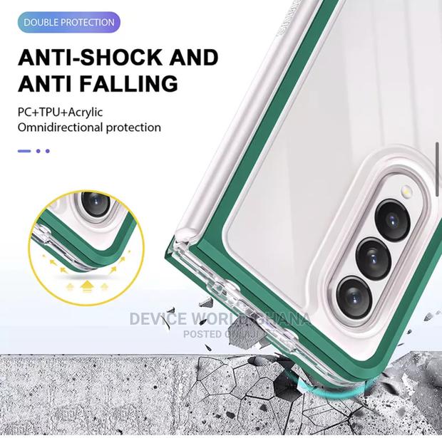 Blueo Trans. Hybrid Shockproof Case 4 Samsung Fold 3 Zflip3 · Photo 5