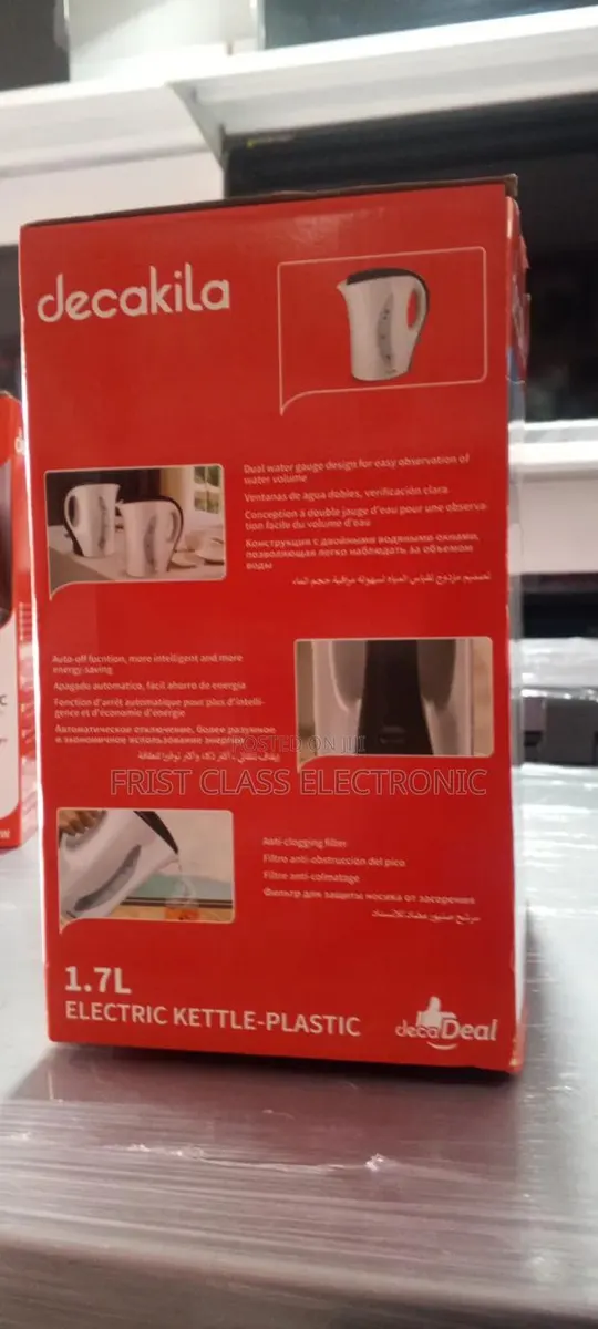 Decakila 1.7 Electric Kettle for Hot Water and Tea · Photo 1