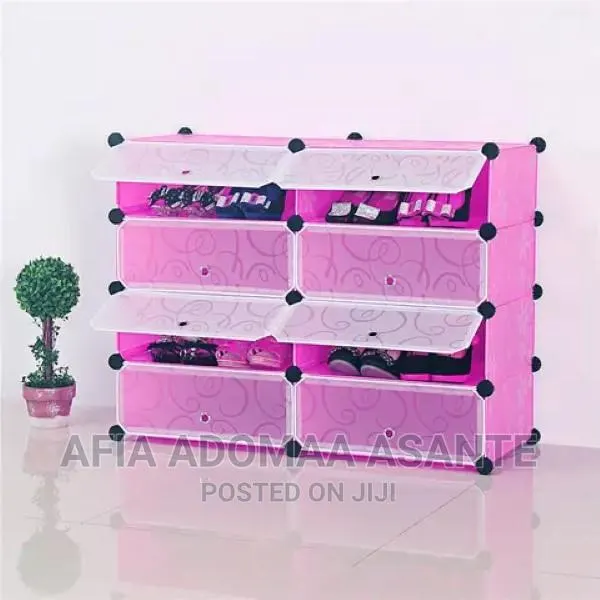 5*5, 10 Space Plastic Shoe Rack · Photo 1