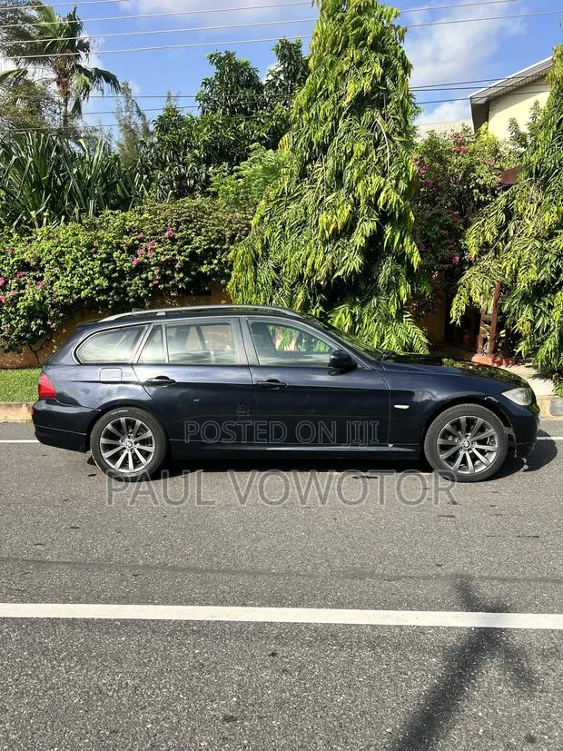 BMW 320i Wagon RWD 2010 Blue · Photo 1