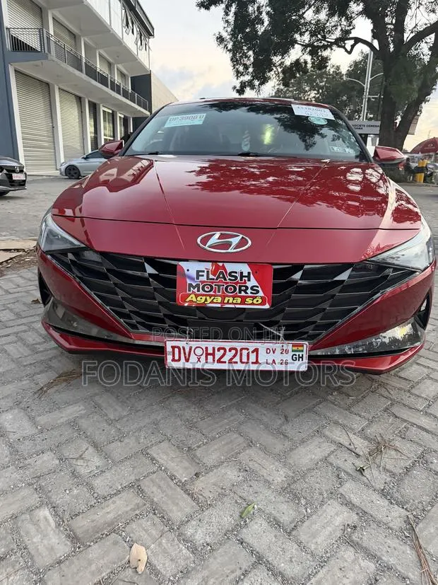 Hyundai Elantra Limited 2021 Red · Photo 1