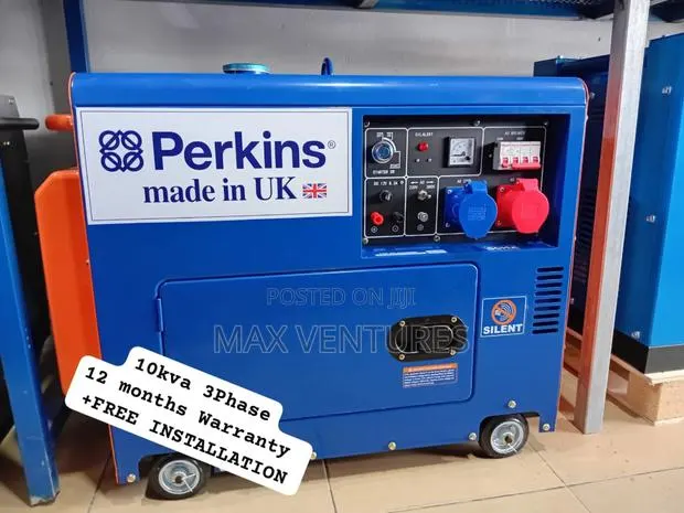 Powerful 10kva Perkins Diesel 3phase Generator Silent · Photo 1