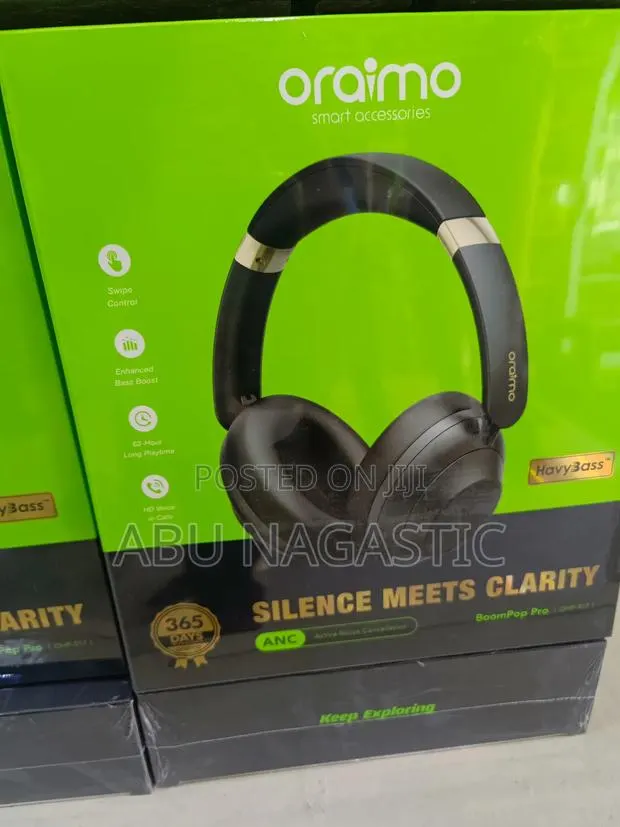 Oraima Boompop Pro Bass Wireless Headphone · Photo 1