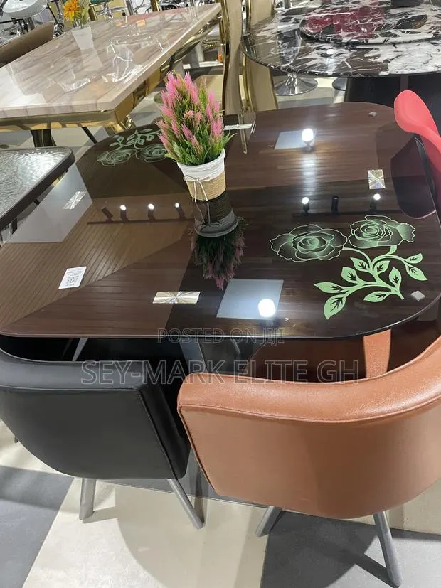 Stylish Glass Dinning Table Set(4 Seater) · Photo 1