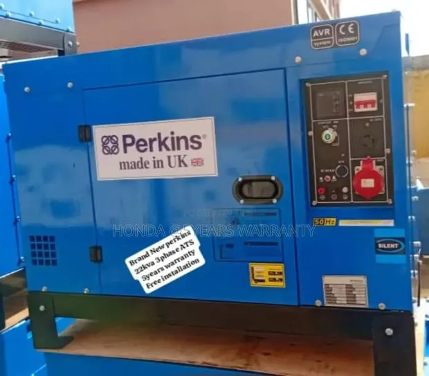 Energy Max Perkins Generator 22kva 3phase Fully Automatic · Photo 1