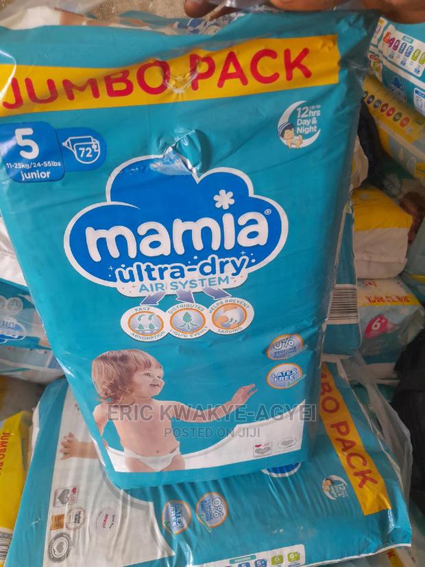Mamia Diapers Size 3 Midi Nappies Jumbo Bag 98 PACK · Photo 4