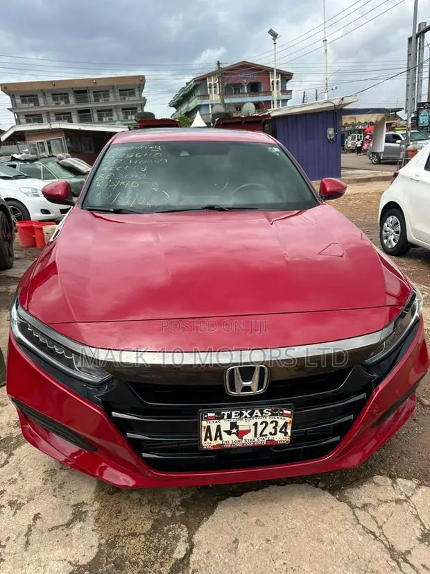 Honda Accord Sport 2018 Red · Photo 1