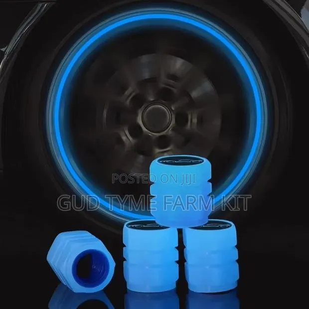 Cars Tyre Luminous Bonnet 4Pcs Car Valve · Photo 1