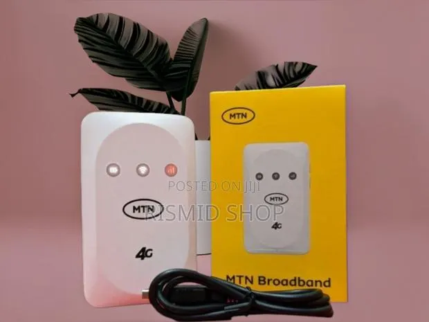 MTN 4G LTE TurboNet Portable MiFi – White · Photo 1