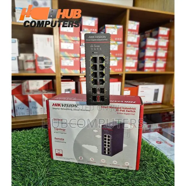 Hikvision Ds-3t1512hp-Si-8p4f 8 Port Gigabit Poe Managed Hi-Poe Switch · Photo 1