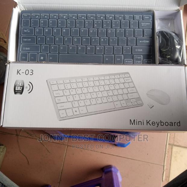 Mini Black Wireless Keyboard and Mouse · Photo 1