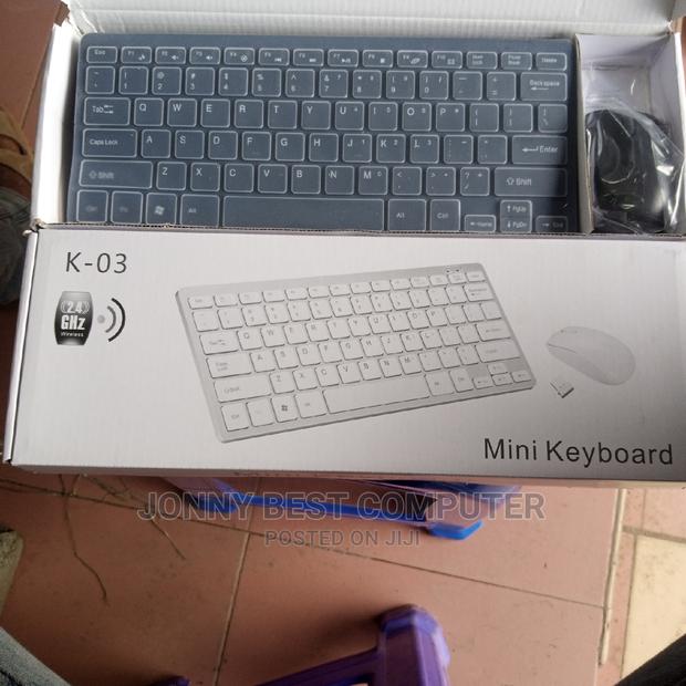 Mini Black Wireless Keyboard and Mouse · Photo 2