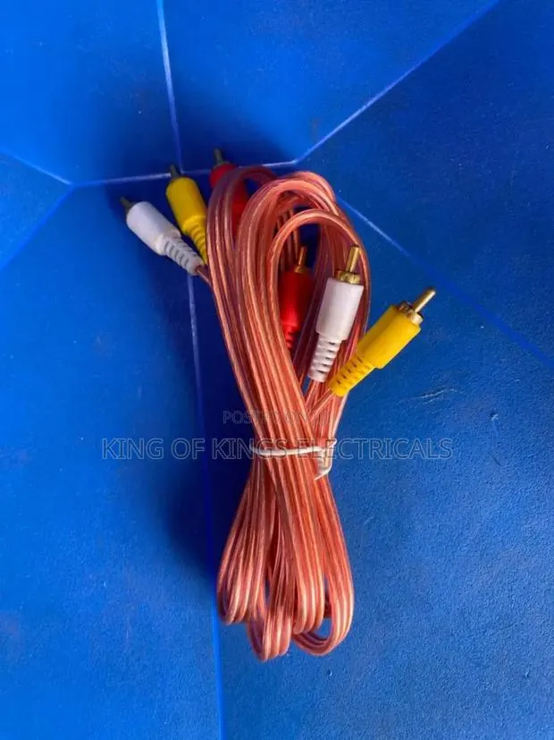 Rca Audio/Video Cable – 3 to 3 Connector · Photo 1